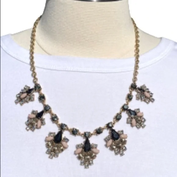 J Crew Necklace Jeweled Statement Bundle of Two - Picture 4 of 8